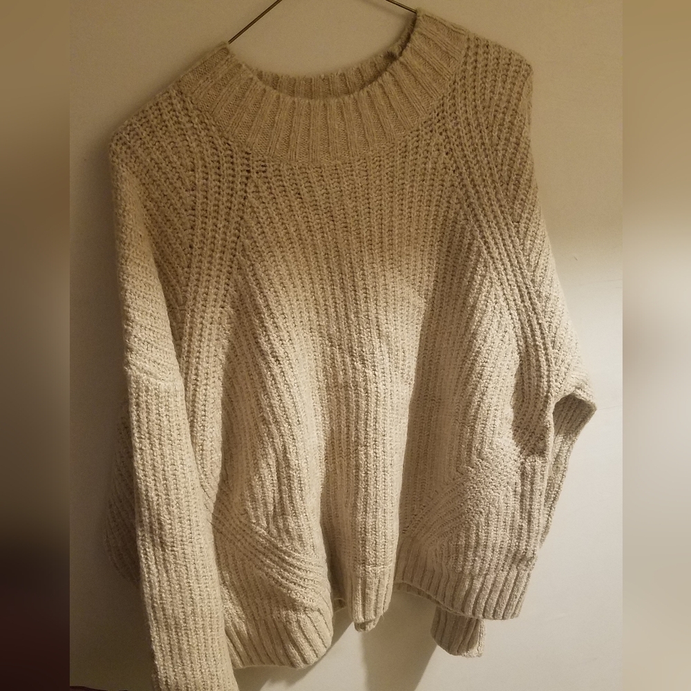 Old Navy Cozy Shaker-Stitch Mock-Neck Sweater